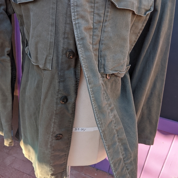 Vintage men's German military Field shirt jacket - Picture 5 of 8